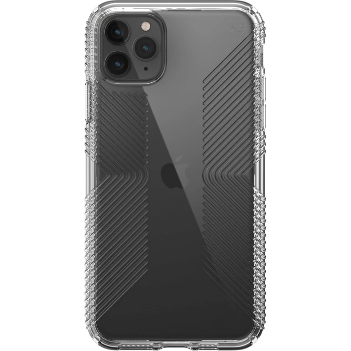 Speck Presidio Perfect-Clear with Grip Phone Case for iPhone 11 Pro Max - Clear by Speck - Refurbished - Acceptable condition