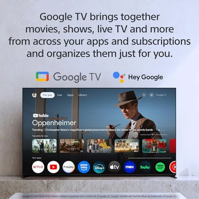Sony BRAVIA 5 55 Inch TV, Mini LED, 4K Smart Google TV, XR Processor with AI Technology,120hz Television with Dolby Vision/Atmos, Exclusive Features for PlayStation5, K-55XR50, 2025 Model by Sony - Image 6