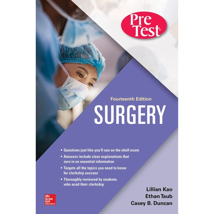 Surgery PreTest Self-Assessment and Review, Fourteenth Edition by McGraw-Hill Education - Used - Good condition - US$19.15