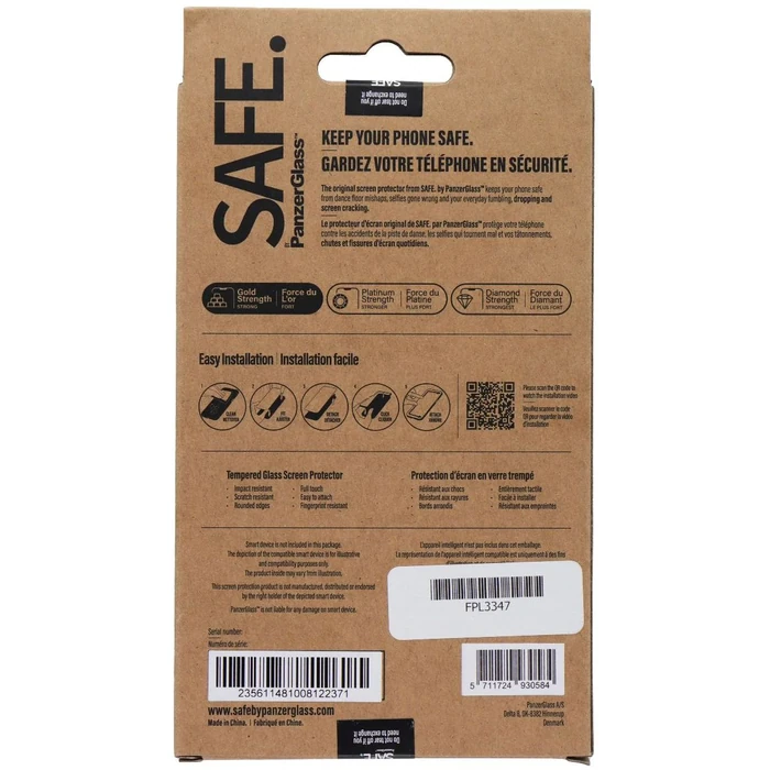 PanzerGlass Safe Series Tempered Glass Screen Protector for Samsung Galaxy S23 FE - Clear by PanzerGlass - Image 3