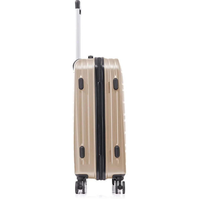 Rockland Irvine Hardside Spinner Wheel Luggage (3Pack) - Champagne by Rockland - Image 2