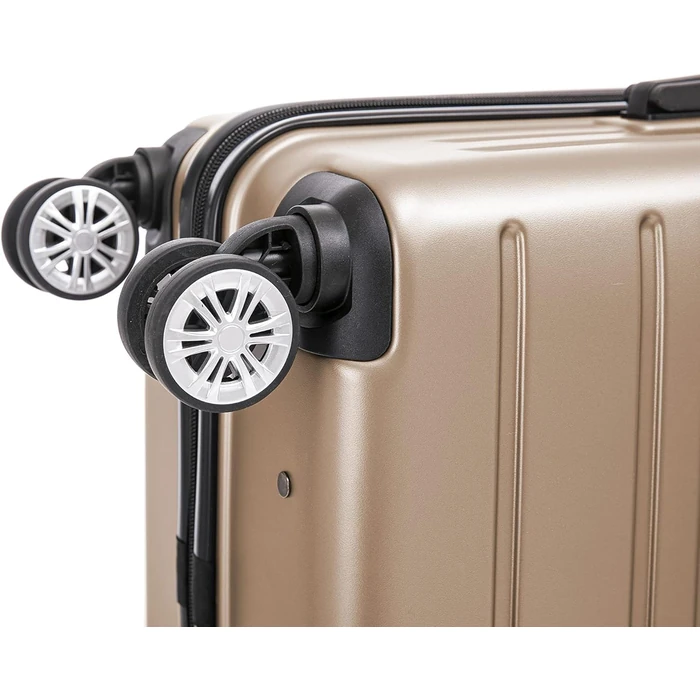 Rockland Irvine Hardside Spinner Wheel Luggage (3Pack) - Champagne by Rockland - Image 3