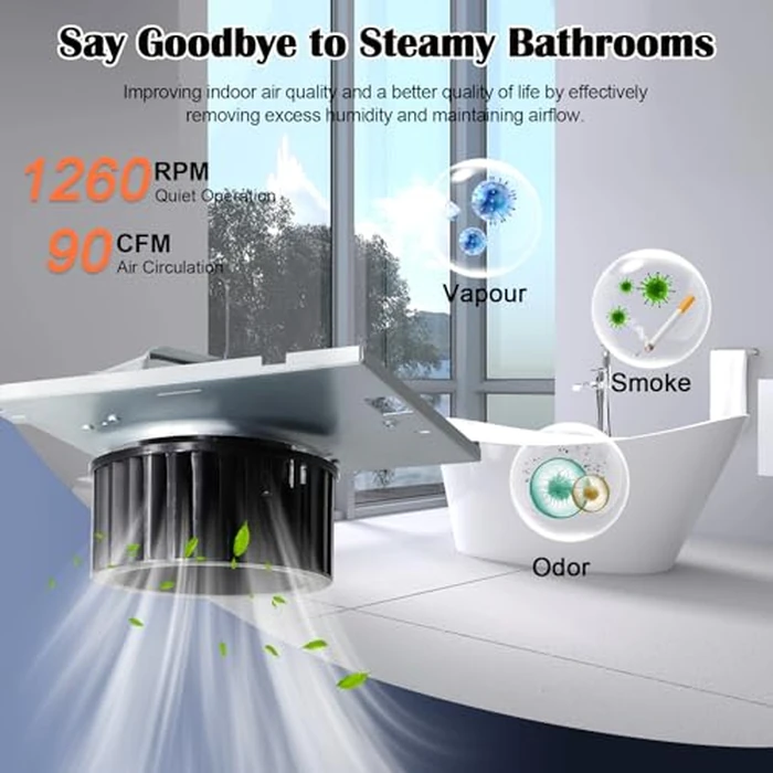 676, 684 Exhaust Fans, S97009745 Bathroom Fan Motor Assembly for Broan Nutone HD80L, 684-B, 684F-B, 684-C, 684F-C, 684A-C, 684-A, 684F-A, F684, 684N, 684FA-C, HD80, 671A, Upgrade Pure Copper Motor. by Hiorucet - Image 7
