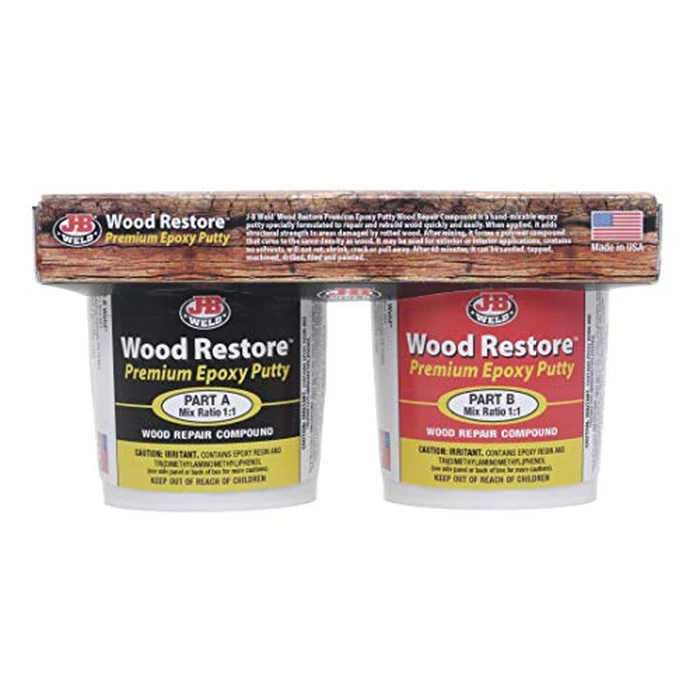 J-B Weld 40006 Wood Restore Premium Epoxy Putty Kit - 32 oz. by J-B Weld - Used - Like New condition - US$31.33
