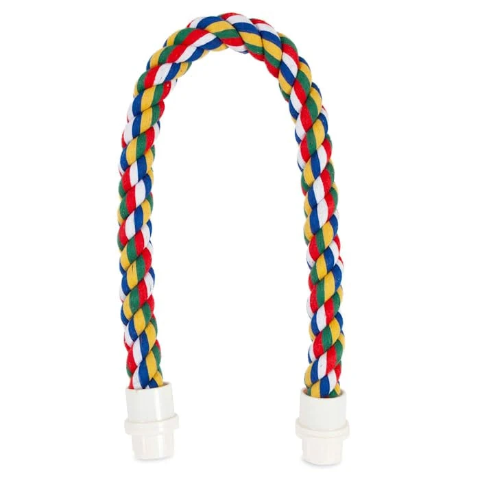 JW Pet Comfy Perch for Birds Flexible Multi-Color Rope by JW - Used - Acceptable condition - CA$13.18