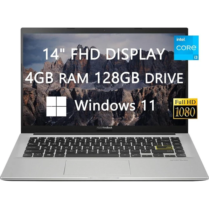 Asus Vivobook 14 X413JA Laptop 14" - White - Intel Core i3-1005G1 1.2GHz - 128GB RAM - 4GB by Asus - Refurbished - Excellent condition