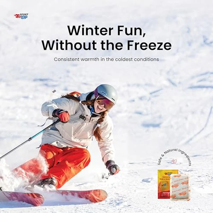 Large Hand & Body Warmers (45 Count) - Up to 18 Hours of Heat, Super Long Lasting - Easy, All Natural - Air Activated, for Body, Hands & Toes - Odorless Hot Hand Warmer - Sport Temp (45 Pack) by Sport Temp - Image 3