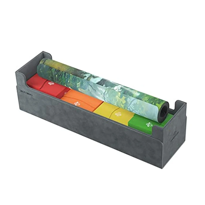 Dungeon S 550+ Convertible Deck and Game Accessories Box Double-Sleeved Card Storage Card Game Protector Nexofyber Surface Holds up to 550 Cards Midnight Gray Color Made by Gamegenic,G20090 by Gamegenic - Image 4