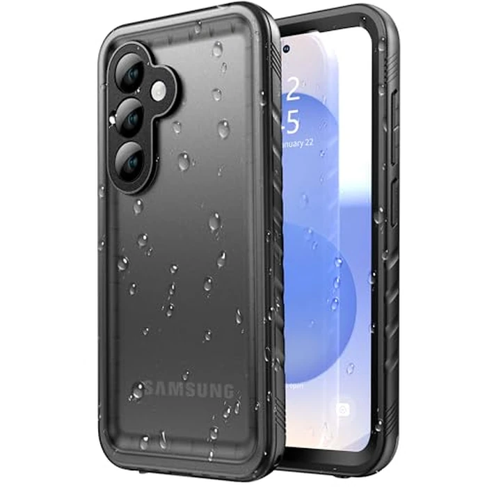SPORTLINK for Samsung Galaxy S25 Waterproof Case, IP68 Waterproof Dustproof Shockproof Heavy Duty Full Body Case with Built-in Screen & Lens Protector, Includes Lanyard (Slim, 6.2 Inch) by SPORTLINK - Used - Very Good condition - CA$16.19
