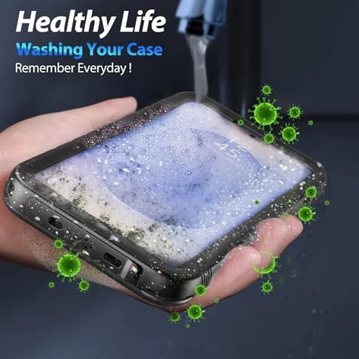 SPORTLINK for Samsung Galaxy S25 Waterproof Case, IP68 Waterproof Dustproof Shockproof Heavy Duty Full Body Case with Built-in Screen & Lens Protector, Includes Lanyard (Slim, 6.2 Inch) by SPORTLINK - Image 7
