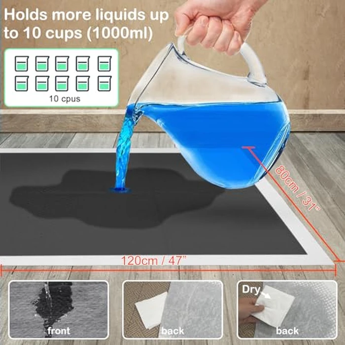 ELEGX Extra Large 31"x47" 30 Odor-Control Super Absorbency Charcoal Pee Pads - Thicken Disposable Potty Pads for Dogs and Cats by ELEGX - Image 7