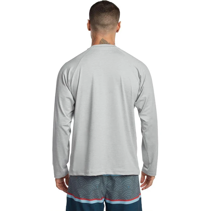 Hoseg Men's Polo Long Sleeve UV Shield (M) - Moonstone by Hoseg - Image 3
