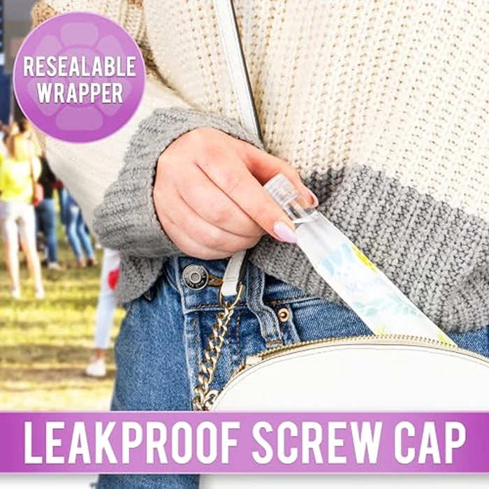 GoPong Tampon Flasks 12 Pack (18 oz Total) - Hidden Alcohol Travel Flasks for Women - Secret Liquor Containers for Nightclubs, Festivals, Cruises, and Sports Events - Includes Funnel & Spout by GoPong - Image 4