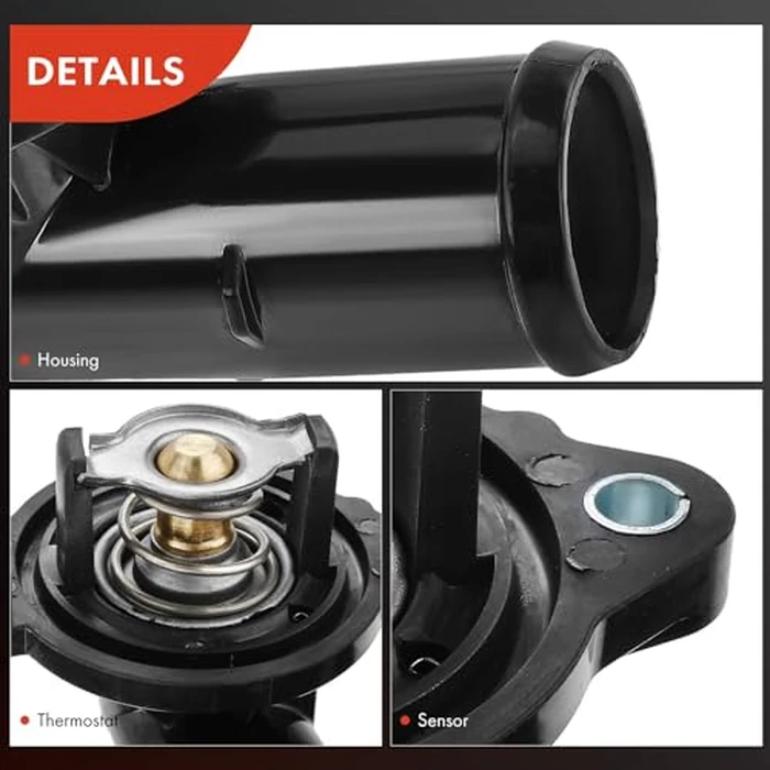 A-Premium Engine Coolant Thermostat Housing Assembly Compatible with Chrysler 300 Dodge Challenger Charger 2011-2021 V6 3.6L by A-premium - Image 8