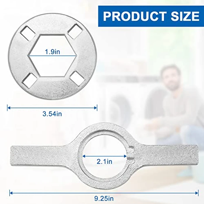 AMI PARTS TB123A Washing Machine Spanner Wrench Fit for G-E Whirl-pool Washer Parts, 1-11/16 Inch tub nut wrench Replaces TB123B ERTB123A AP6832671 AP4503397 by AMI PARTS - Image 4