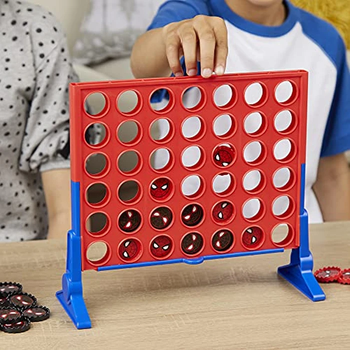 Hasbro Connect 4 Game: Marvel Spider-Man Edition, Connect 4 Gameplay, Strategy Game for 2 Players, Fun Board Game for Kids Ages 6 and Up, English, (F3196) by Hasbro Gaming - Image 6