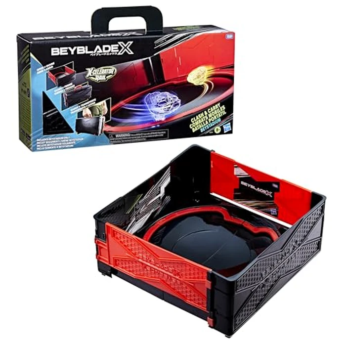 Beyblade X Clash & Carry Beystadium Battle Arena Spinning-Top Toys, Kids Gifts, Ages 8+ by Beyblade - Used - Like New condition - US$22.78