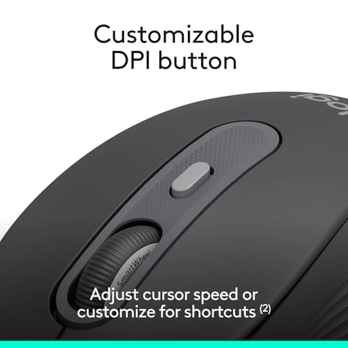 Logitech Signature Wired M520 L for Business, Optical Wired Mouse, USB-C Plug-and-Play, Windows/Mac/Chrome/PC/laptops - Graphite by Logitech - Image 8