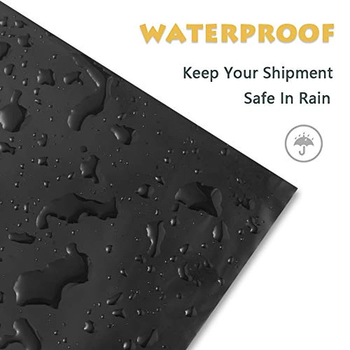 UCGOU Poly Mailers 19x24 Inch Black 50 Pack Extra Large Shipping Bags Strong Thick Mailing Envelopes Self Seal Adhesive Waterproof and Tear Proof Boutique Postal for Clothing,Quilt and More by UCGOU - Image 3