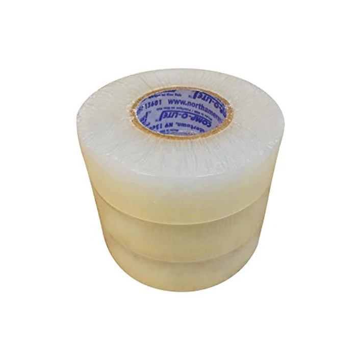 North American Tapes, Comp-O-Lite, Hockey Tape, 3 Rolls Per Pack, Clear Poly Shin Pad, 24MM X 25M Per Roll, Made in USA, Easy Rip & Stretch by Comp-O-Lite - Used - Very Good condition - US$7.90