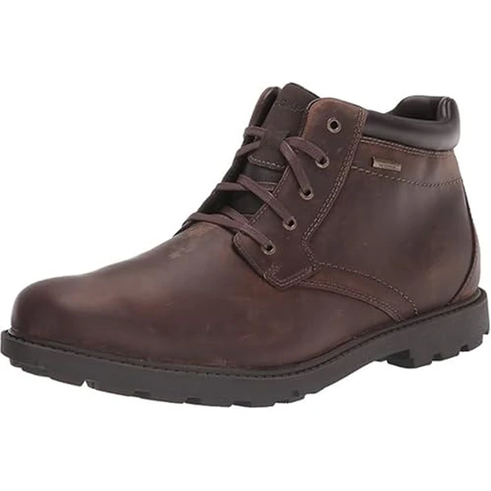 Rockport Mens Rugged Bucks Waterproof Boot, Tan, 10 Wide by Rockport - Used - Very Good condition