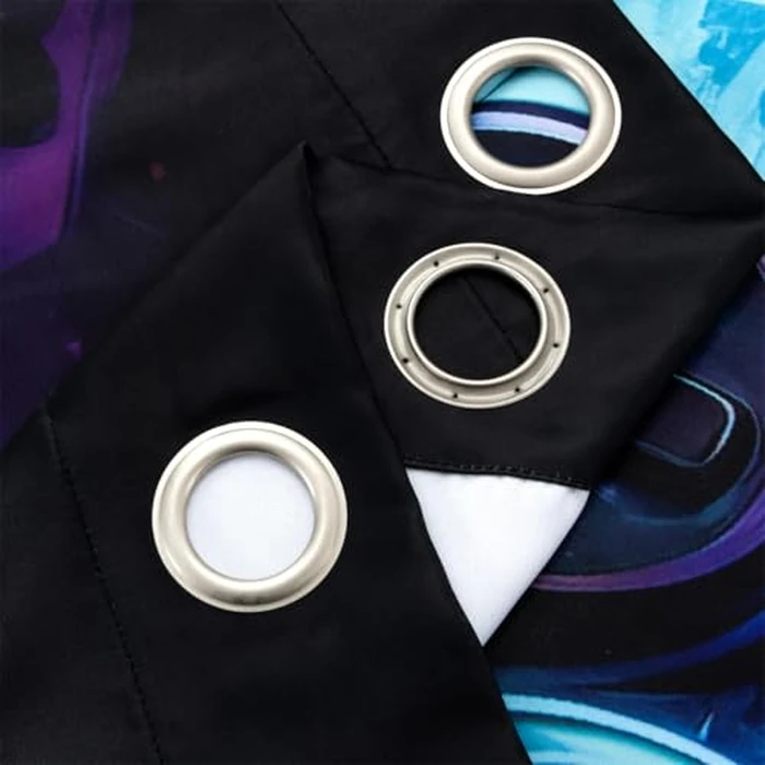 NTBED Galaxy Game Console Blackout Curtains Drapes for Kids Bedroom Play Room 2 Panels Darkening Grommets Window Treatment, 42Wx63L, Black by NTBED - Image 7