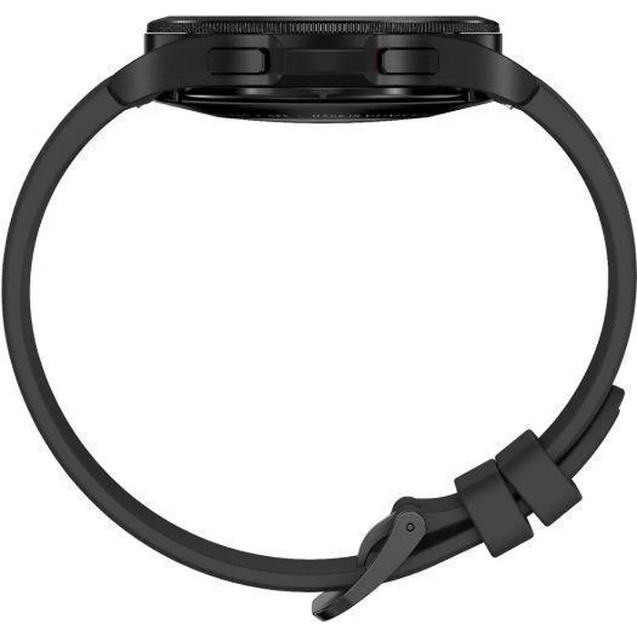 Samsung Galaxy Watch4 (Bluetooth) - 16GB - 44mm - Black Classic (Stainless Steel) Case with Black Fluoroelastomer Ridge Sports Band by Samsung - Image 4