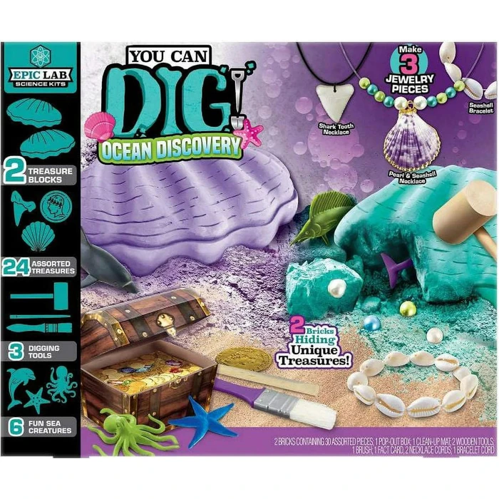 ArtSkills Epic Lab You Can Dig Ocean Discovery Science Kits (35 Pieces) - Purple/Teal by ArtSkills - Image 2