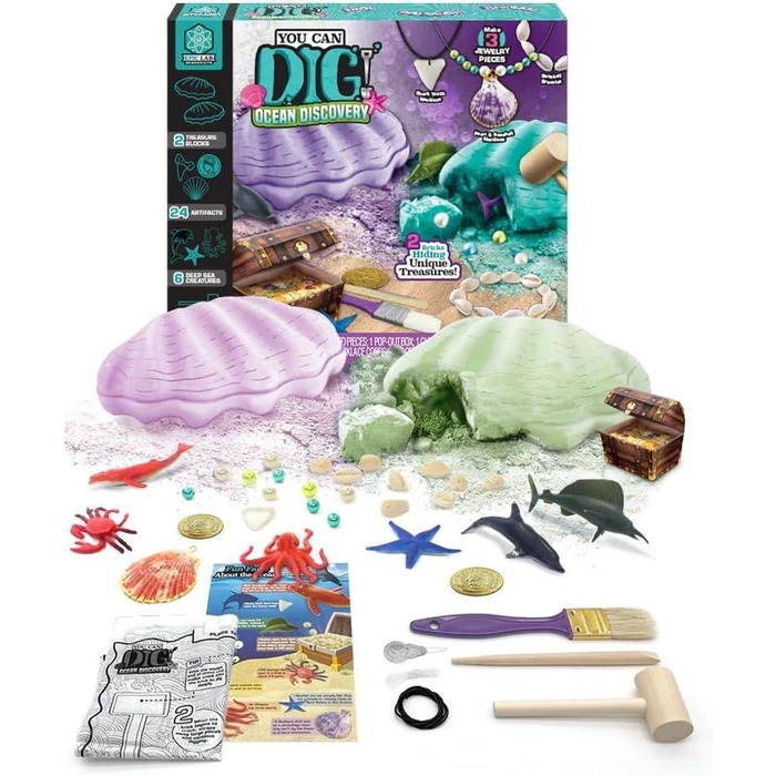 ArtSkills Epic Lab You Can Dig Ocean Discovery Science Kits (35 Pieces) - Purple/Teal by ArtSkills - Refurbished - Brand New condition