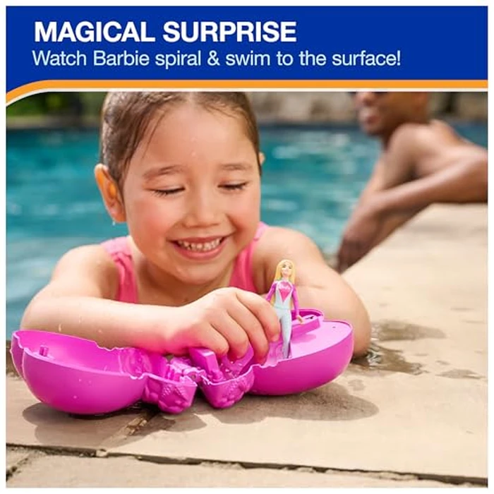 SwimWays Barbie Dive N’ Surprise, Swimming Pool Accessories & Kids Pool Toys, Pool Party Supplies, Barbie Toys for Kids Ages 5 & Up by SwimWays - Image 3