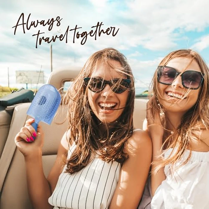 NuWay 4HAIR U.S. Patented Vented TravelC for All Hair Types is Hair Dryer Safe (Baby Blue) by NuWay 4Hair - Image 6