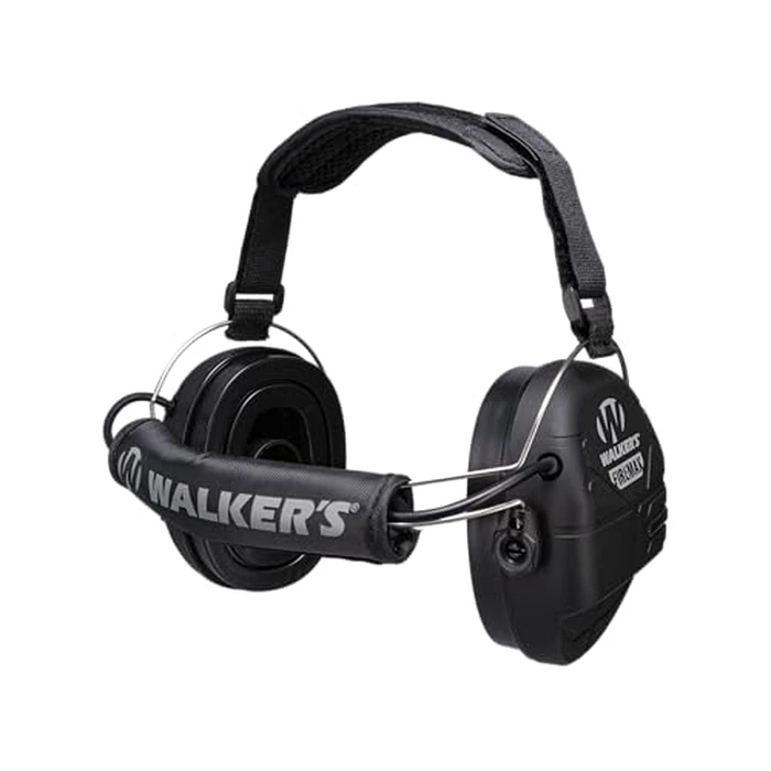 Walker's Rechargeable Lightweight Shooting Hunting Range Electronic Slim Low Profile Hearing Protection FireMax Behind The Neck Earmuffs by Walker's - Image 3