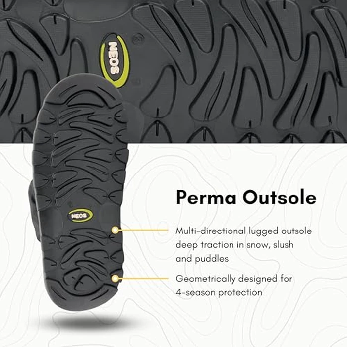 NEOS 10" Voyager Nylon All-Season Overboots, Black, Size XXXL, Wind Resistant and Waterproof Boot Covers, Lightweight, Comfortable Fit, Ultra-Aggressive Tread by NEOS - Image 4
