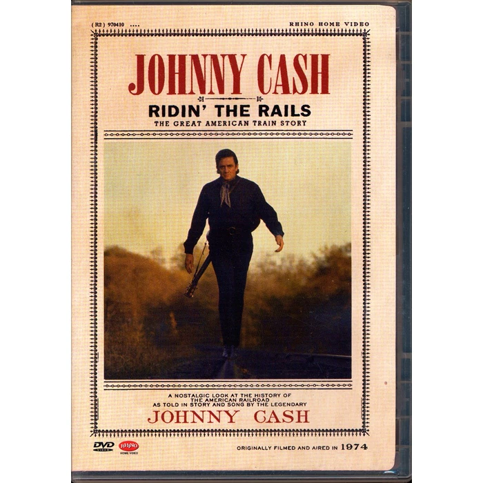 Johnny Cash - Ridin' the Rails: The Great American Train Story by Rhino - Used - Good condition - US$6.98