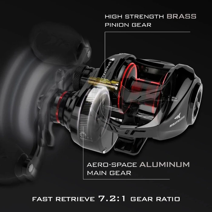 KastKing Spartacus II Baitcasting Reel (Right Handed) - Black by KastKing - Image 7