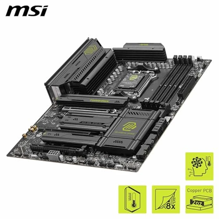 MSI MAG X870E Tomahawk WiFi Gaming Motherboard (AMD Ryzen 9000/8000/7000 Series Processors, AM5, DDR5, PCIe 4.0, M.2, SATA 6Gb/s, USB 3.2 Gen 2, HDMI/DP, Wi-Fi 6E, Bluetooth 5.3, 2.5Gbps LAN, ATX) by MSI - Image 5