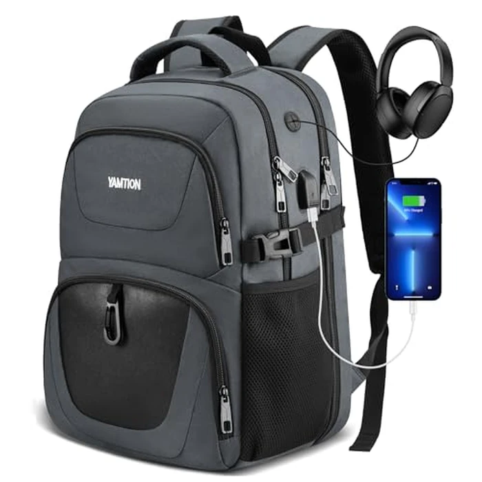 YAMTION School Bookbag,17.3 Inch Laptop Backpack for High School College Students Work Office Business by YAMTION - Used - Like New condition - CA$52.43