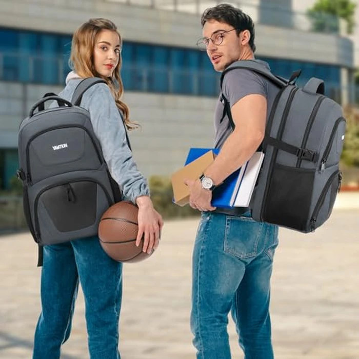 YAMTION School Bookbag,17.3 Inch Laptop Backpack for High School College Students Work Office Business by YAMTION - Image 2