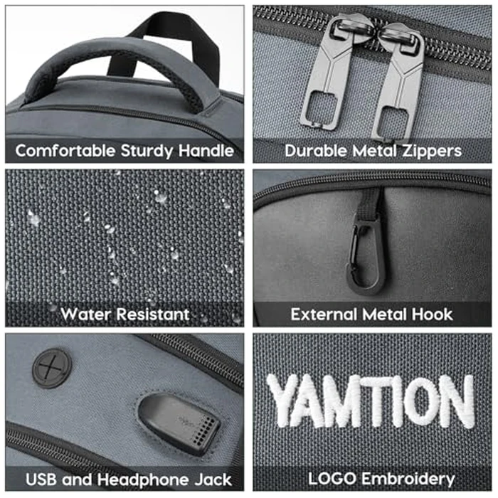 YAMTION School Bookbag,17.3 Inch Laptop Backpack for High School College Students Work Office Business by YAMTION - Image 4