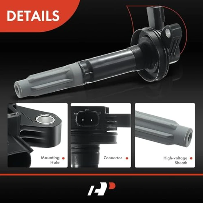 A-Premium Engine Ignition Coil Packs Compatible with Ford F-150 F150 2011-2016, Mustang 2011-2015, V8 5.0L by A-premium - Image 5