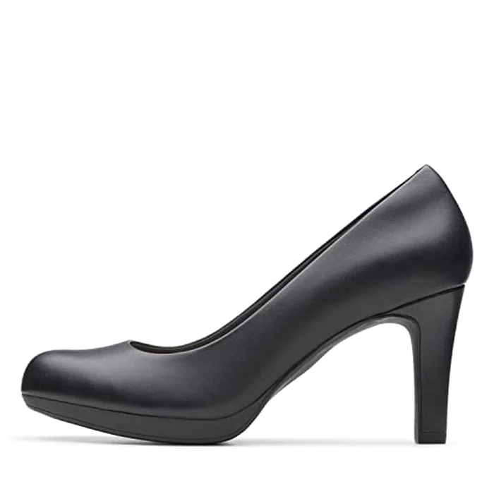 Clarks Women's Adriel Viola Pumps, Black Leather, 8.5 M US by Clarks - Image 1