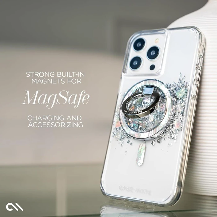 Case-Mate Case-Mate Karat Phone Case with MagSafe for iPhone 15 Pro Max - Touch of Pearl by Case-Mate - Image 5