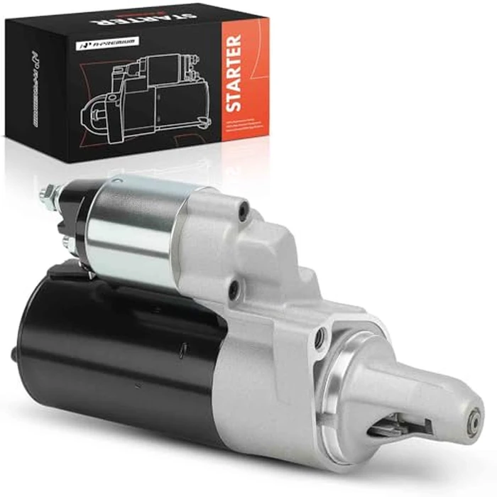 A-Premium Starter Motor Compatible with Mercedes-Benz C300, CLK320, E320, ML350, ML350, R350, SLK280 & Chrysler Crossfire, 12V 1.4KW 10 Teeth Clockwise, Replace# 0001108197, 0001108403 by A-premium - Used - Acceptable condition - CA$52.60