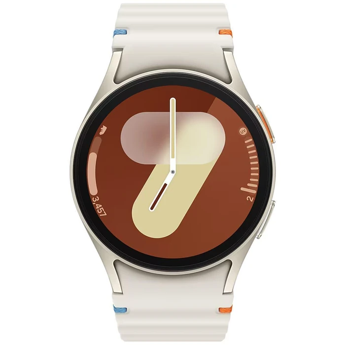 Galaxy Watch7 (Bluetooth) - 32GB - 40mm - Cream Aluminum Case with Cream Silicone Sport Band by Samsung - Refurbished - Excellent condition