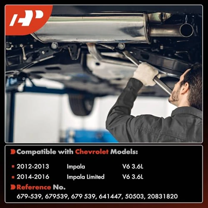 A-Premium Front Catalytic Converter with Gasket Kit Direct-Fit Compatible with Chevrolet Impala 2012-2013, Impala Limited 2014-2016, 3.6L, E.P.A. Compliant, Replace# 20831820 by A-Premium - Image 2