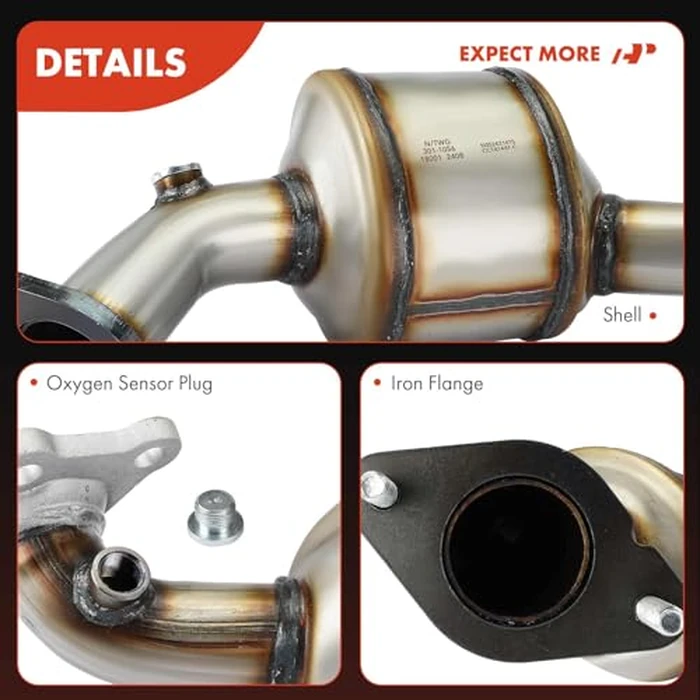 A-Premium Front Catalytic Converter with Gasket Kit Direct-Fit Compatible with Chevrolet Impala 2012-2013, Impala Limited 2014-2016, 3.6L, E.P.A. Compliant, Replace# 20831820 by A-Premium - Image 8