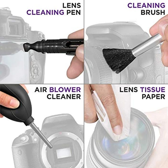 Altura Photo Camera Cleaning Kit - APS-C Lens & Sensor Cleaner with All-Natural Solution, 16mm Factory-Sealed Swabs, Pen, Blower, Brush, Cloths & Hard Case for Canon Nikon Sony DSLR Mirrorless by Altura Photo - Image 8