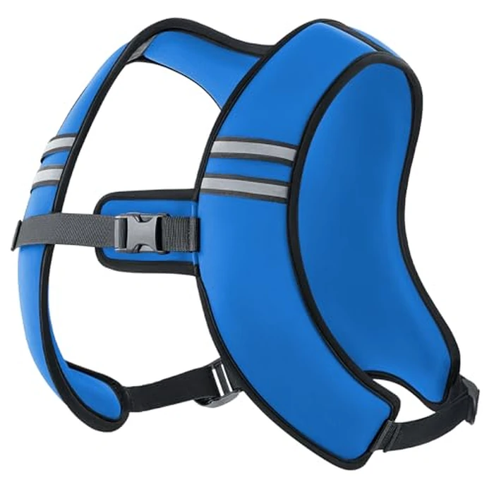 ZELUS Weighted Vest, Washable Z-Fit Soft Iron Weighted Vest for Women and Men, 5/10/15 lb Weight Vest with Reflective Strips & Adjustable Straps, Ultra Thin Weight Vest for Gym Strength Training, (5lb) Light Blue by ZELUS - Used - Like New condition - US$37.99