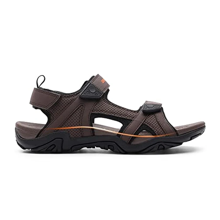 DREAM PAIRS Men's Sandals Hiking Water Beach Sport Outdoor Athletic Arch Support Summer Sandals,Size 9,Brown,SDSA228M by DREAM PAIRS - Image 3