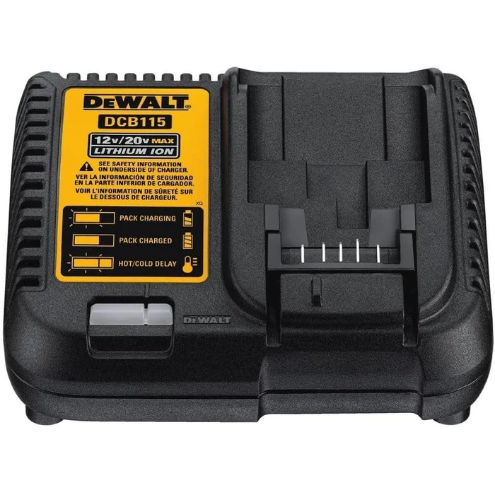 Dewalt 12V to 20V Lithium Ion Battery Charger - Black by Dewalt - Image 3